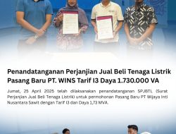 PLN UP3 Palopo Teken SPJBTL dengan PT Wijaya Inti Nusantara Sawit, Dukung Pertumbuhan Industri dan Ekonomi Daerah