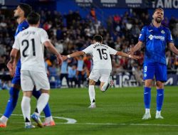 Real Madrid Tempel Barca di Puncak Klasemen Usai Bungkam Getafe 1-0