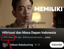 Ehmmm, Warganet Sebut Video Youtube Gibran Raih 47 Ribu Like, tapi Views Hanya 4 Ribu