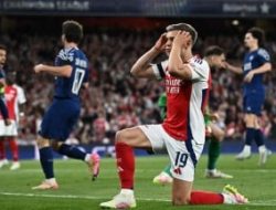 Hasil Liga Champions: Arsenal Tumbang di Kandang 0-1, PSG Berpeluang ke Final