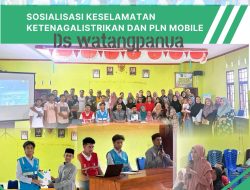 PLN ULP Malili Sosialisasikan Keselamatan Ketenagalistrikan dan PLN Mobile di Desa Watangpanua