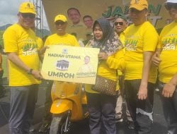 Warga Mungkajang, Raih Hadiah Umrah  Jalan Sehat Golkar Palopo