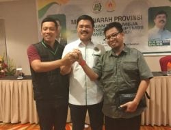 Oppo Pimpin PTMSI Sulsel, H Aras Rangkul Lawannya Jadi Tim Formatur