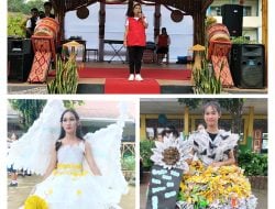 SMP Negeri 1 Kesu’ Gelar Pensi Continuation Art and Culture dan Lomba Fashion Show Berbahan Limbah Kertas dan Plastik
