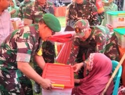 Jenderal Bintang Tiga Kunjungi Pelaksanaan TMMD Pincara di Luwu Utara