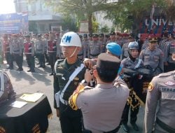 Kapolres Palopo Pimpin Apel Pergeseran Pasukan PAM PSU