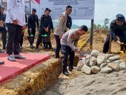Pj Sekkot Hadiri Peletakan Batu Pertama Rusun Batalyon D Pelopor Satuan Brimob di Bua