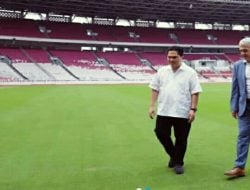 Jelang Timnas Indonesia Vs China, Erick Thohir dan Perwakilan FIFA Tinjau Stadion GBK Jakarta