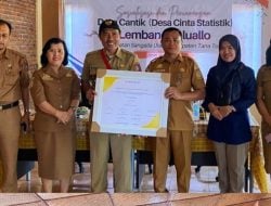 Wujudkan Lembang Transparan Data, Pemkab Tana Toraja dan BPS Canangkan Desa Cantik
