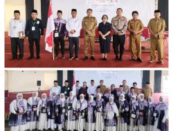 Bupati Toraja Utara Melepas 19 Calon Jamaah Haji dari Toraja Utara