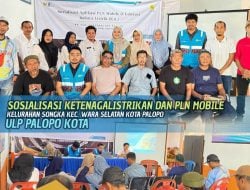 PLN ULP Palopo Kota Sosialisasikan Keselamatan Ketenagalistrikan, dan PLN Mobile di Kantor Lurah Songka, Kecamatan Wara Selatan, Palopo