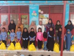 Hari Rapor di TK Dharma Pertiwi Topoyo, 10 Anak Terima Sembako Hasil Sedekah Jumat