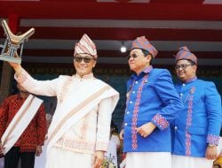 Torut Dapat Bantuan Keuangan Rp10 M Diserahkan Gubernur Sulsel Secara Virtual di Puncak HUT Ke-17 Torut