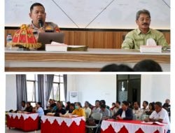 Gelar Rakernis Bersama Penyuluh Pertanian, Polres Toraja Utara Matangkan Perencanaan Panen Raya Jagung Kuartal III