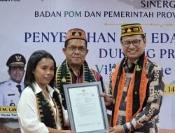 Taruna Ikrar Serahkan 41 Nomor Izin Edar BPOM ke Gubernur NTT Melkiades, Dukung UMKM Sesuai Amanah Presiden Prabowo
