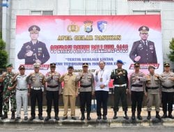 Pj Sekkot Palopo Ilham Hamid Hadiri Apel Pasukan Ops Patuh 2025