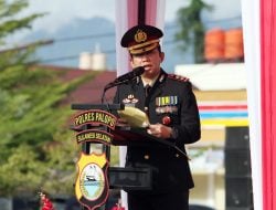 Kapolres Palopo Irup Upacara HUT Ke-79 Bhayangkara di Lapangan Pancasila, Bacakan Amanat Kapolda Sulsel