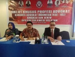 DPP KAI Tunjuk Aris Pangerang Menjadi Pengawas Penilai Perilaku Advokat di Sulsel