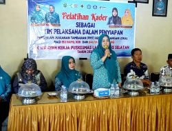 Kades Harus Tahu Kasus StuntingHarapan Hj Kurniah Patahudding pada Pelatihan Kader Posyandu di Larsel