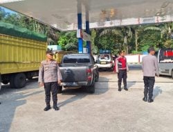 Cegah Penyalahgunaan BBM Bersubsidi, Polres Lutim Patroli di SPBU
