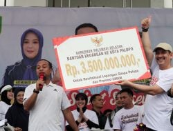 Di Jalan Sehat Anti Mager Palopo, Gubernur Sulsel Beri Bantuan Pemkot Rp3,5 M
